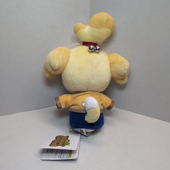 Animal Crossing Little Buddy Smiling Isabelle Plush w/ Tag Nintendo 2015 8" - Picture 4 of 10